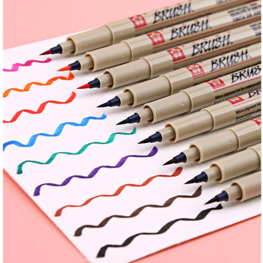 樱花 PIGMA软头勾线画笔XSDK-BR49黑色 商品图3