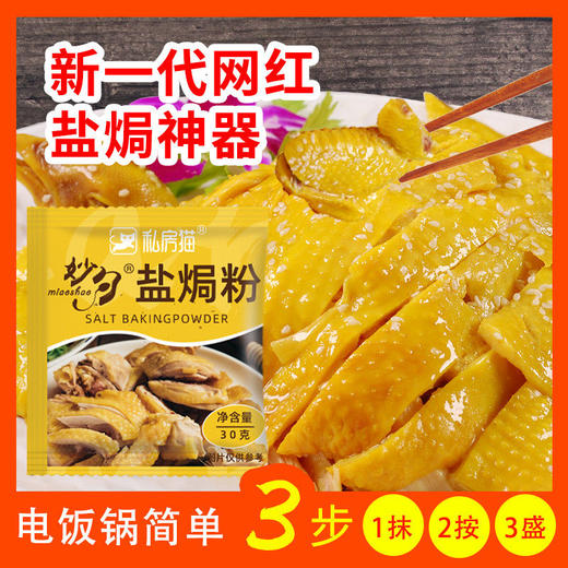 盐焗鸡粉 30g/包 调味料 手撕鸡盐焗 家用调料 调味粉包 商品图0