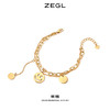 ZENGLIU高级感韩国笑脸手链女ins小众设计潮冷淡风复古网红手饰品 商品缩略图4