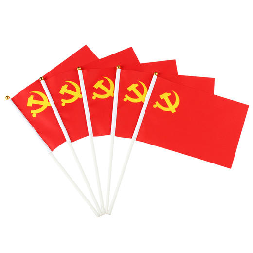 小国旗小党旗小红旗五环旗中国国旗纳米防水党旗团旗五星红旗大红旗旗帜广告旗班旗公司旗 商品图1