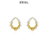 ZEGL巴洛克人工珍珠耳环女法式复古轻奢耳钉高级感时尚网红耳饰品 商品缩略图0