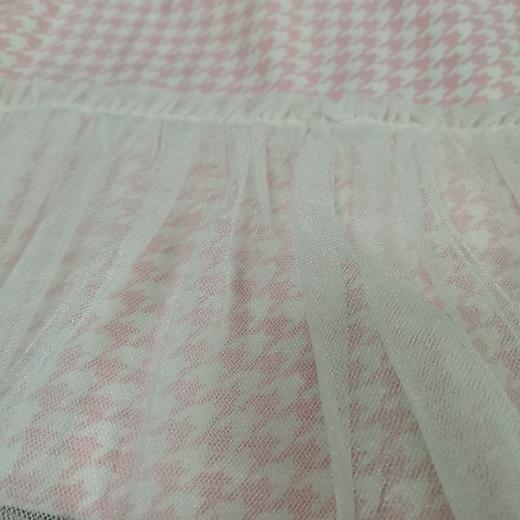 棉果果夏季女童千鸟格无袖连衣裙M222702219324 商品图4