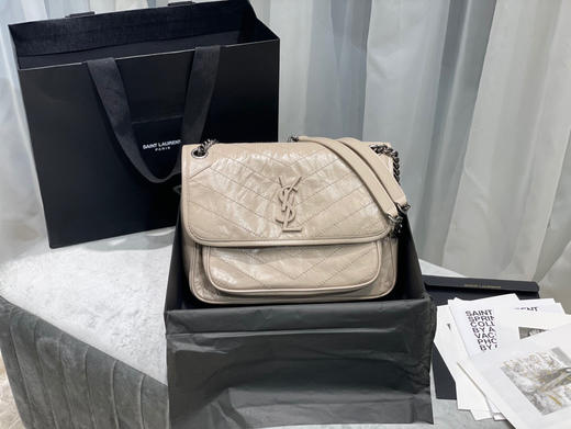 【原厂皮 NIKI】新版本（中号）-奶茶色 商品图2