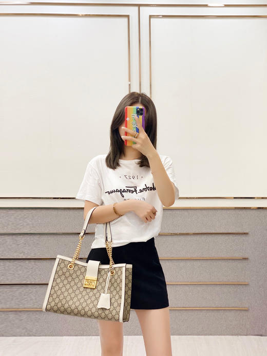 #原厂正品皮#Padlock系列-白色大号 商品图9