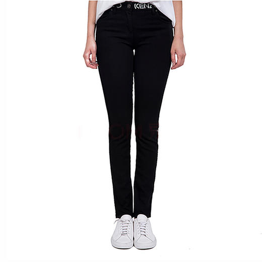 KENZO 高田贤三 女士 黑色牛仔裤 F852 PA250 6EK 99 商品图2