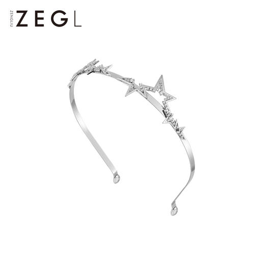 ZEGL设计师星星发箍女韩国森系气质百搭外出压发头箍甜美网红发饰 商品图0