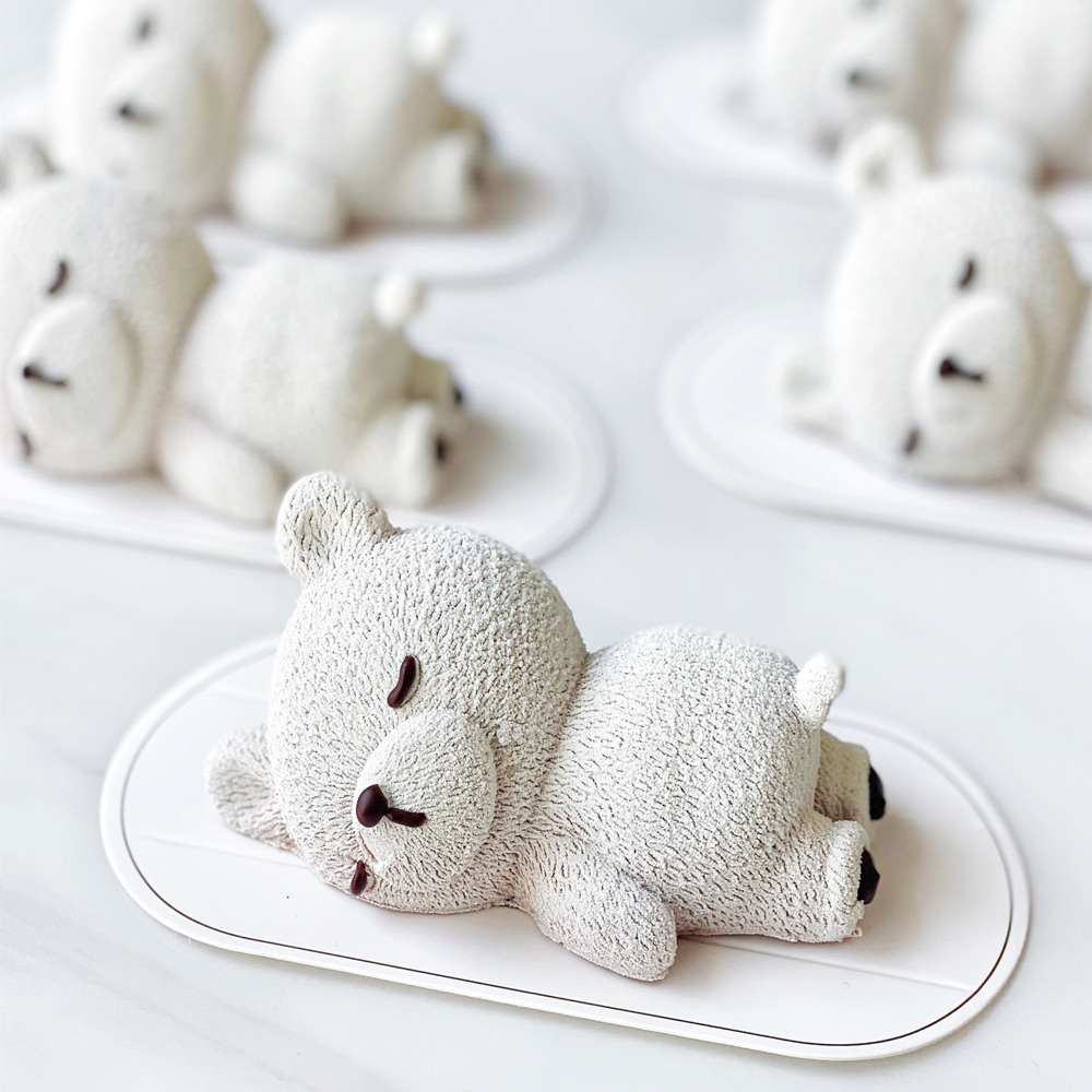 随心配：甜品  趴趴熊  坚果巧克力慕斯