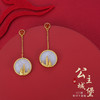 S925银和田玉南红耳钉【WSC8619】公主城堡2101 商品缩略图0