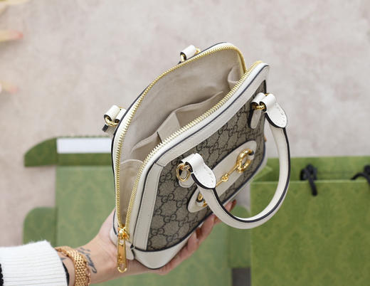 𝟭 𝟵 𝟱 𝟱马衔扣系列【𝐌𝐢𝐧𝐢小贝壳】正品皮-白色 商品图8