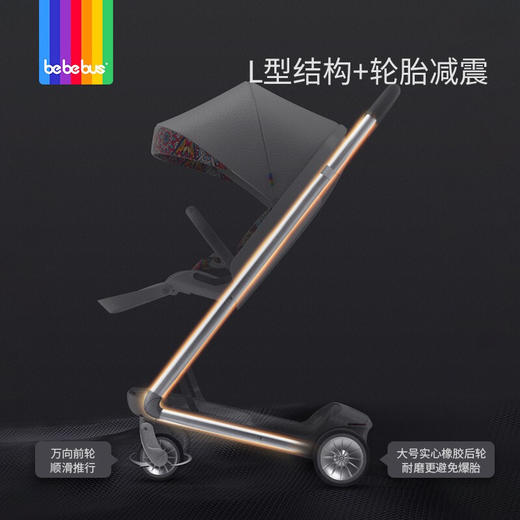 bebebus 婴儿推车轻便高景观可坐可躺可上飞机折叠伞车旅行家 商品图4