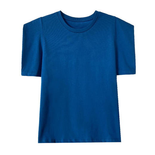 【 ins慵懒】 泡泡袖设计感T恤  慵懒宽松 经典圆领 商品图8