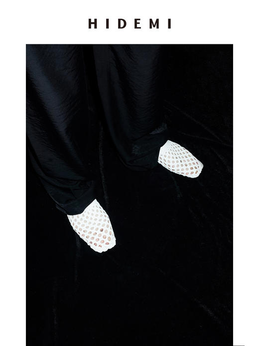 HIDEMI经典方头编织镂空小羊皮平底鞋 商品图11