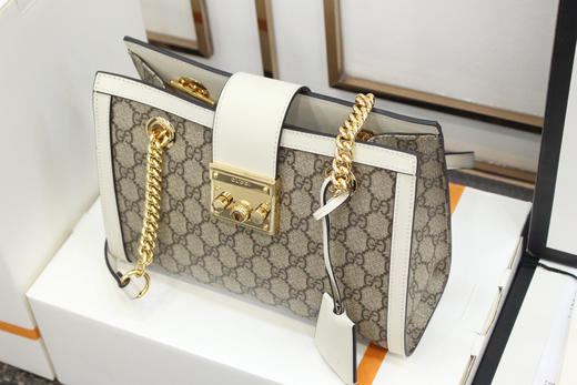 #原厂正品皮#Padlock系列-白色小号 商品图2