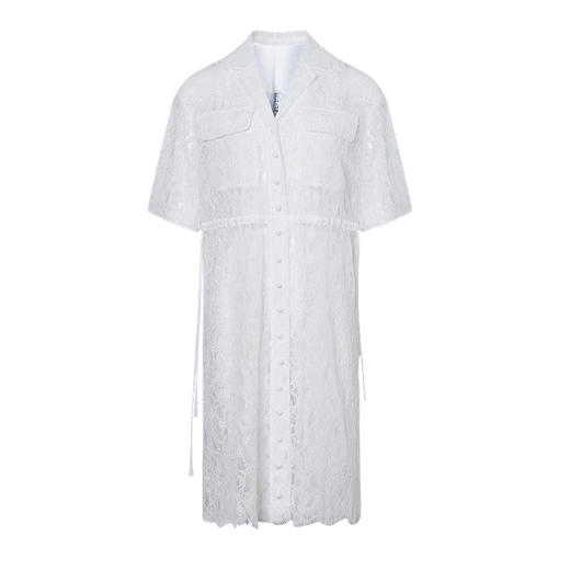 VIMAGE纬漫纪夏季新款翻领收腰显瘦气质中长款连衣裙V1507137 商品图5