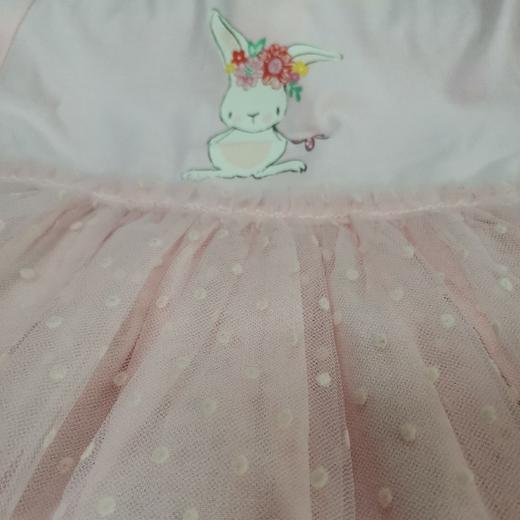 棉果果夏季女童短袖蓬蓬连衣裙M222701219319 商品图2