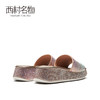 西村名物2021夏季新款凉拖女外穿中跟厚底坡跟拖鞋女夏凉鞋23901 商品缩略图4