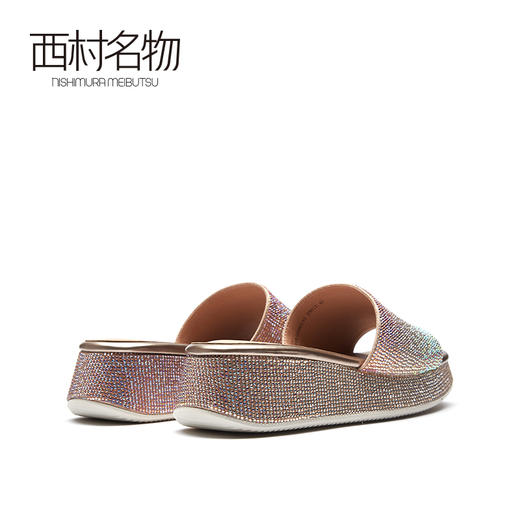 西村名物2021夏季新款凉拖女外穿中跟厚底坡跟拖鞋女夏凉鞋23901 商品图4