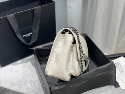 【原厂皮 NIKI】新版本（中号）-奶白色 商品图5