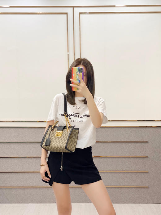 原厂正品皮#Padlock系列.黑色小号 商品图8