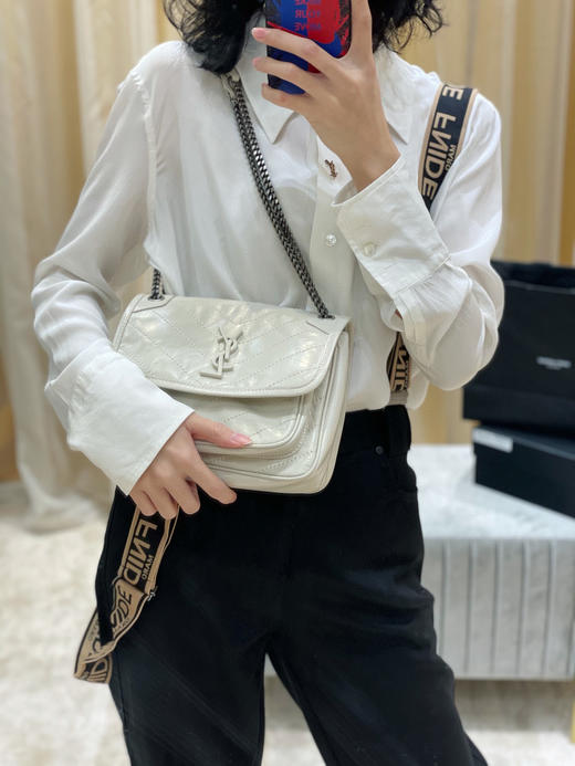 【原厂皮 NIKI】新版本（小号）-奶白色 商品图1