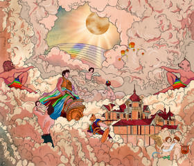 The Insane Artists  颜色烟火 NO.8637 /A 真丝人丝