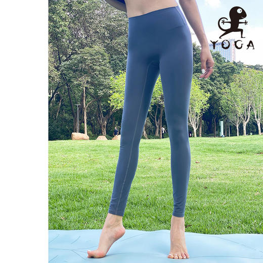 壁虎瑜伽2021【氧气2.0】单面磨毛无痕极简多色高弹九分裤 商品图3