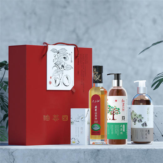 大三湘油茶四宝礼盒正宗野山茶油纯正食用油 商品图0