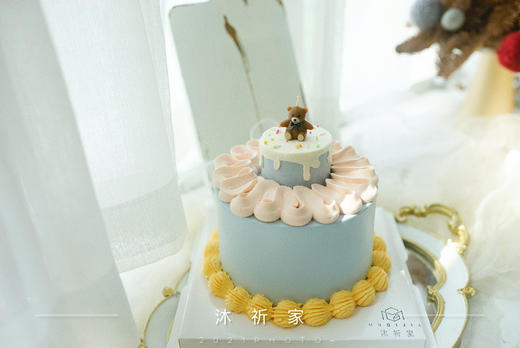 复古裱花小熊小双层 商品图1