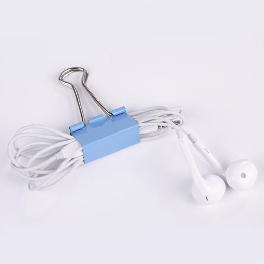 齐心彩色长尾票夹6#/15MM/B3636(60G个/筒) 商品图2