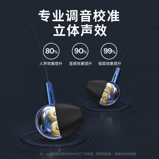 REMAX睿量双动圈无线耳机RB-S30（颜色随机） 商品图5