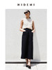 HIDEMI黑色简约大口袋设计感半身A字长裙 商品缩略图5