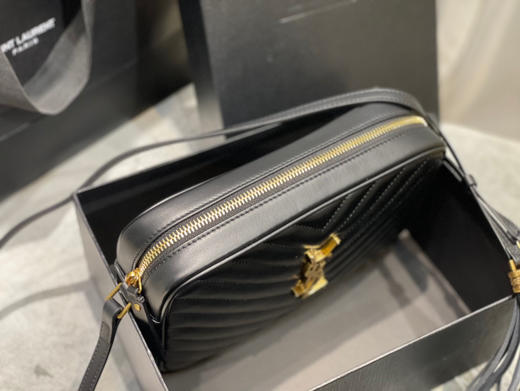 𝐋𝐎𝐔 𝐁𝐀𝐆相机包-黑色金扣（原厂皮） 商品图4