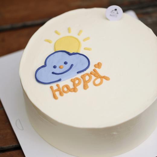 晴天快乐手绘蛋糕 商品图0
