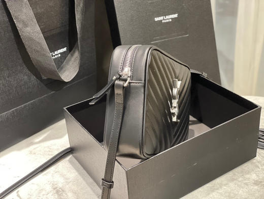 𝐋𝐎𝐔 𝐁𝐀𝐆相机包-黑色银扣（原厂皮） 商品图5