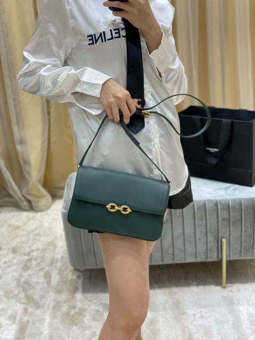 𝑳𝒆 𝑴𝒂𝒊𝒍𝒍𝒐𝒏-墨绿色（原厂皮） 商品图2