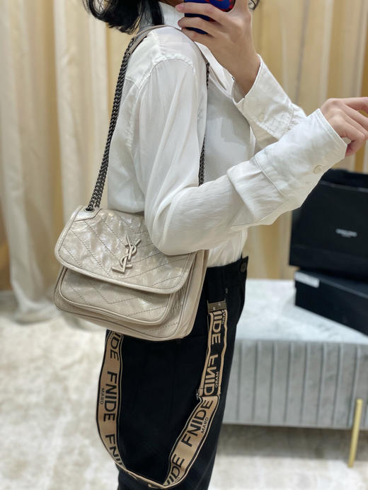 【原厂皮 NIKI】新版本（小号）-奶茶色 商品图0