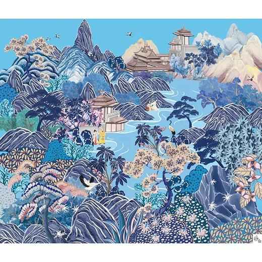 The Insane Artists  云想衣裳花想容 NO.8628 /C 涤纶柔丝 商品图0