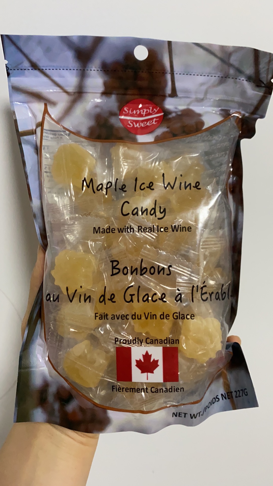加拿大冰酒糖块袋装227g/袋