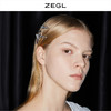 ZEGL设计师贝壳闪电发夹女后脑勺一字夹简约气质百搭发卡甜酷发饰 商品缩略图4