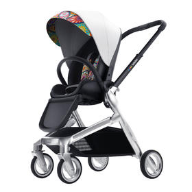 bebebus婴儿推车双向轻便高景观儿童推车可坐可躺易折叠宝宝童车艺术家 曼荼罗