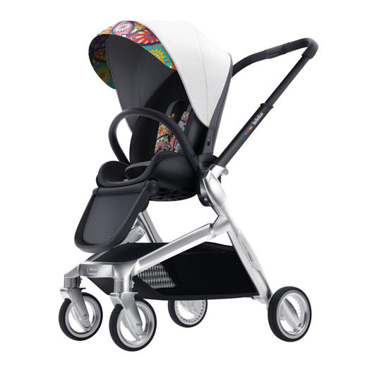 bebebus婴儿推车双向轻便高景观儿童推车可坐可躺易折叠宝宝童车艺术家 曼荼罗 商品图0