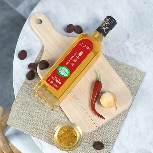 大三湘浓香茶油山茶油有机植物食用油压榨茶籽油礼盒500ml*2 商品图2