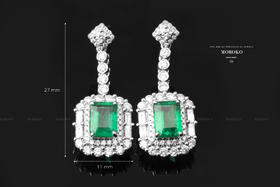 方媛·宝石镶嵌 | 耳钉