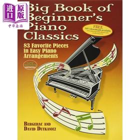 【中商原版】Big Book of Beginner's Piano Classics 进口艺术 初学者钢琴经典大书