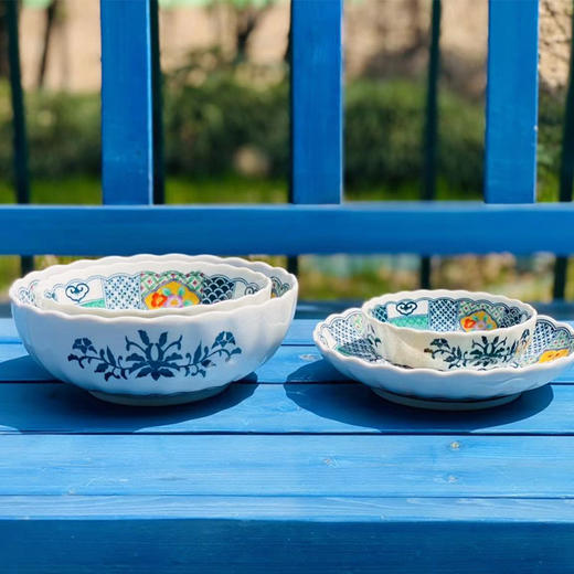 九谷花鸟纹 钵  |  日本精选瓷器饭钵碗！ 商品图5