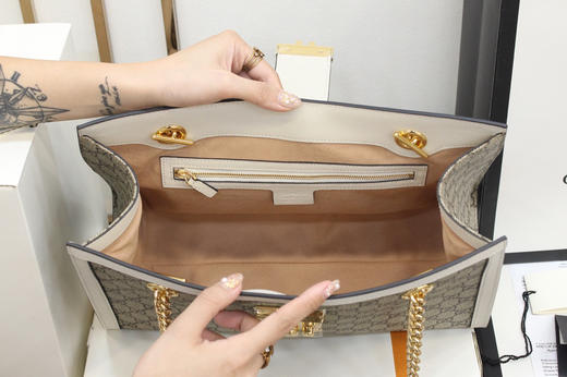 #原厂正品皮#Padlock系列-白色大号 商品图7