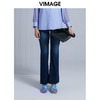 VIMAGE纬漫纪新款时尚通勤休闲显瘦百搭牛仔裤V1505129 商品缩略图0