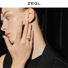 ZEGL设计师彩宝系列绿芽爱心戒指女轻奢小众精致指环高级感食指戒 商品缩略图1