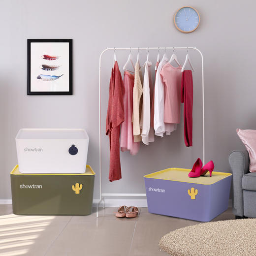 绣川彩虹收纳盒（颜色随机） 商品图5