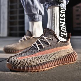 【特价99元】飞织透气网面鞋男防臭运动椰子鞋男士休闲鞋女士运动休闲鞋【WG3527】